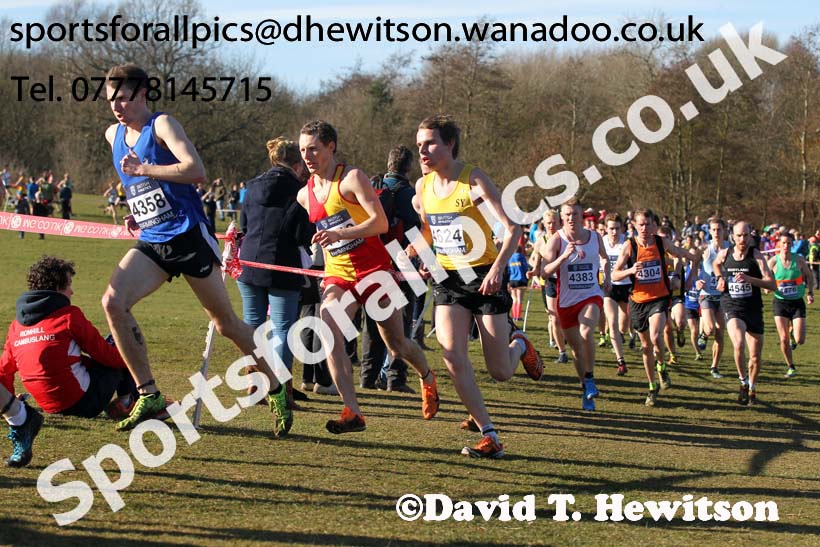 Senior mens Inter Counties Cross Country,  Cofton Park, Birmingham. Photo: David T. Hewitson/Sports for All Pics